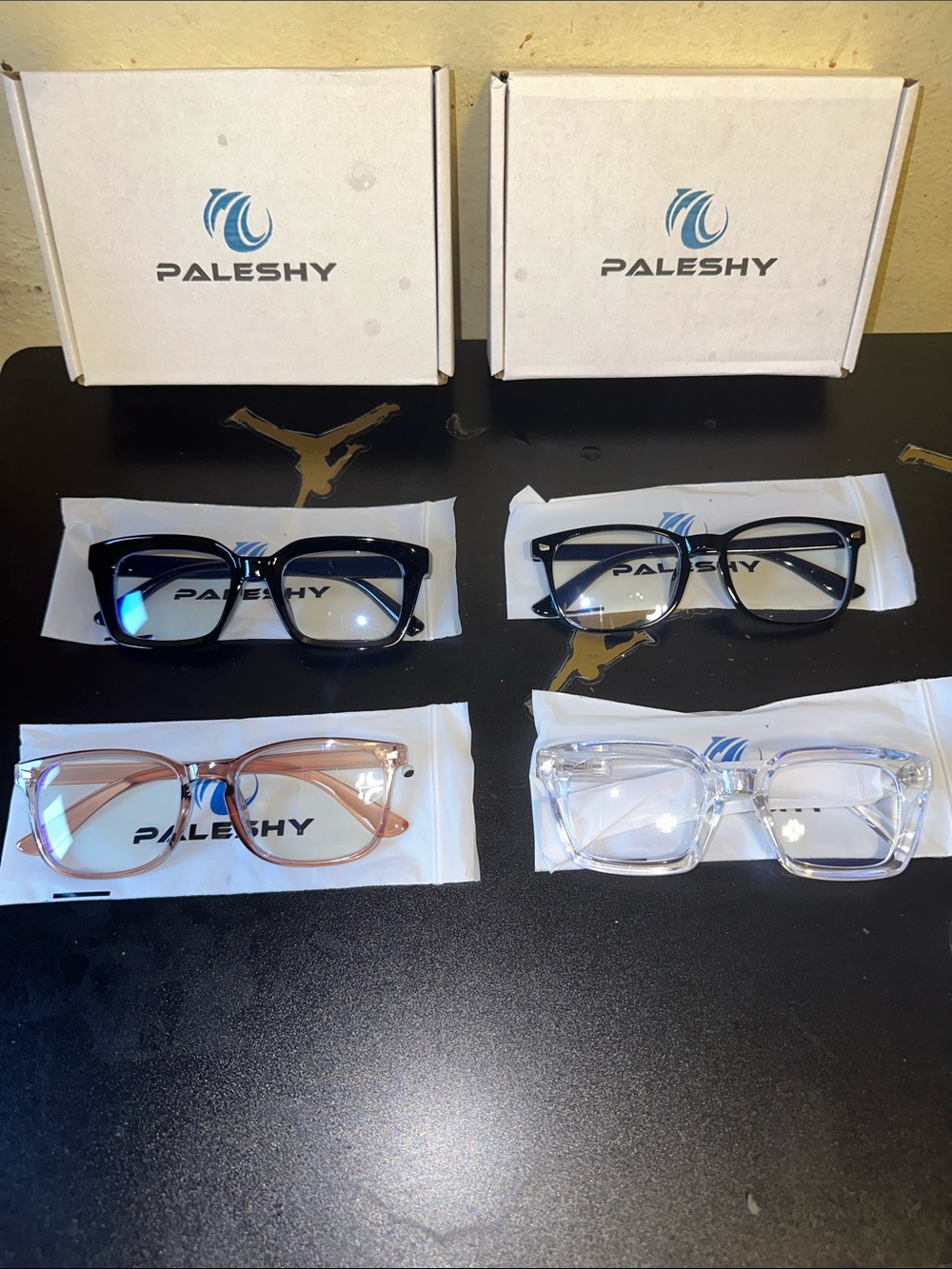 Clear & Black Blue Light Blocking fashion Glasses - Multiple Colors